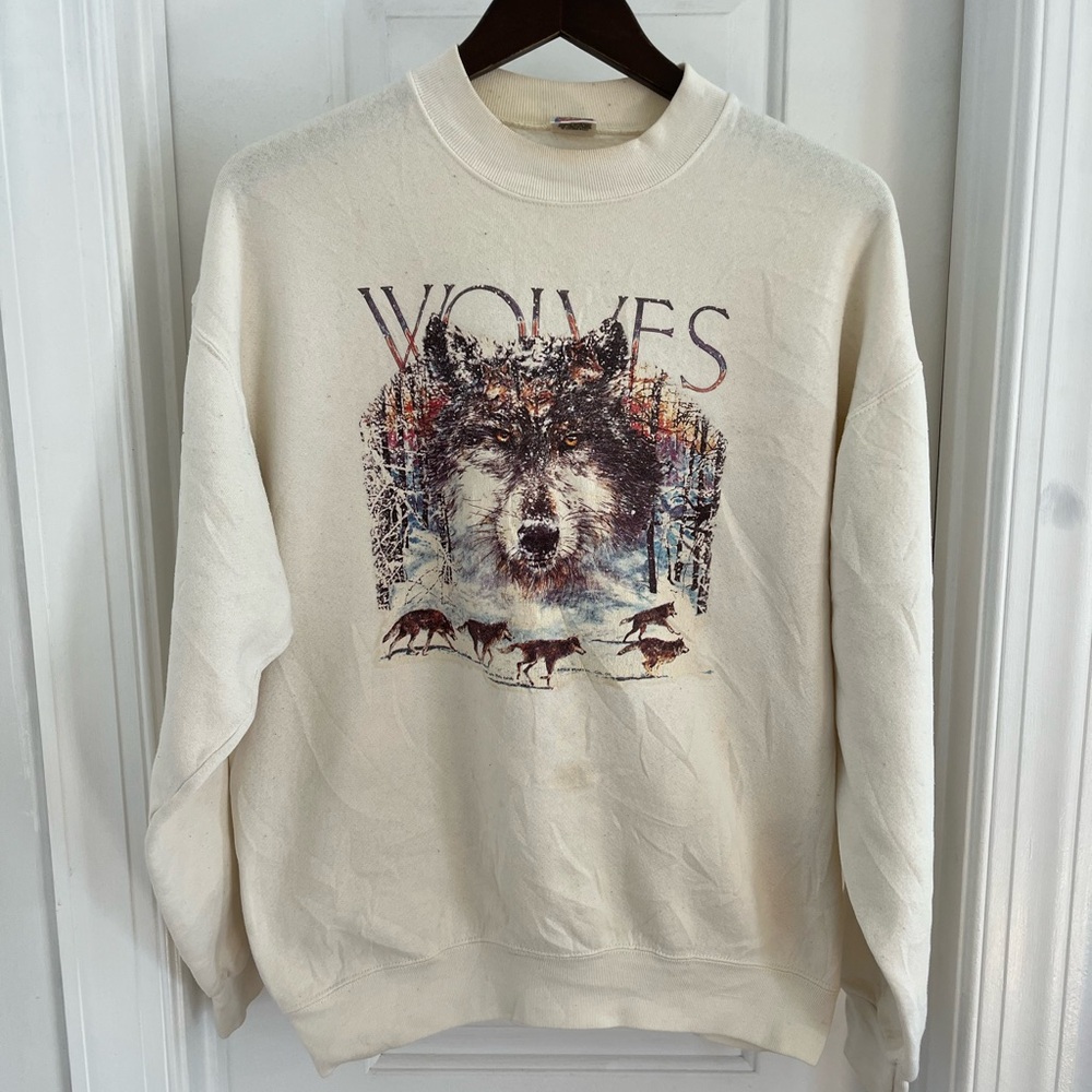 Vintage‎ 1995 Wolves Crewneck Sweatshirt